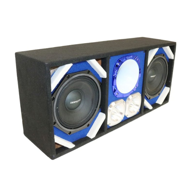 8" Deejay LED Loaded Blue Chuchero Box