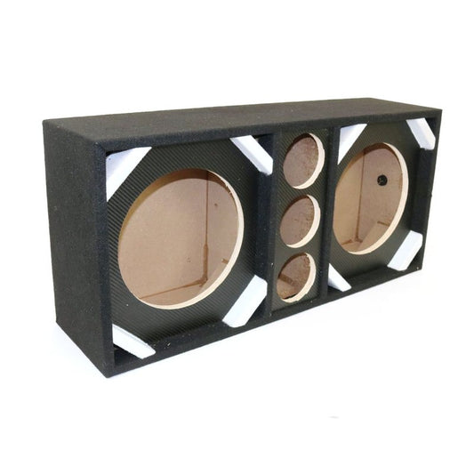 10" Deejay LED Carbon Black Empty Chuchero Box