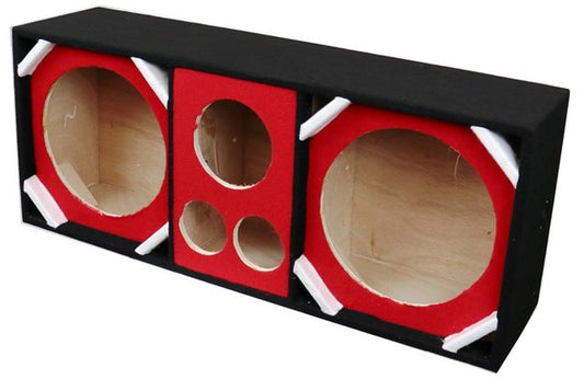 12" Deejay LED Red Empty Chuchero Box