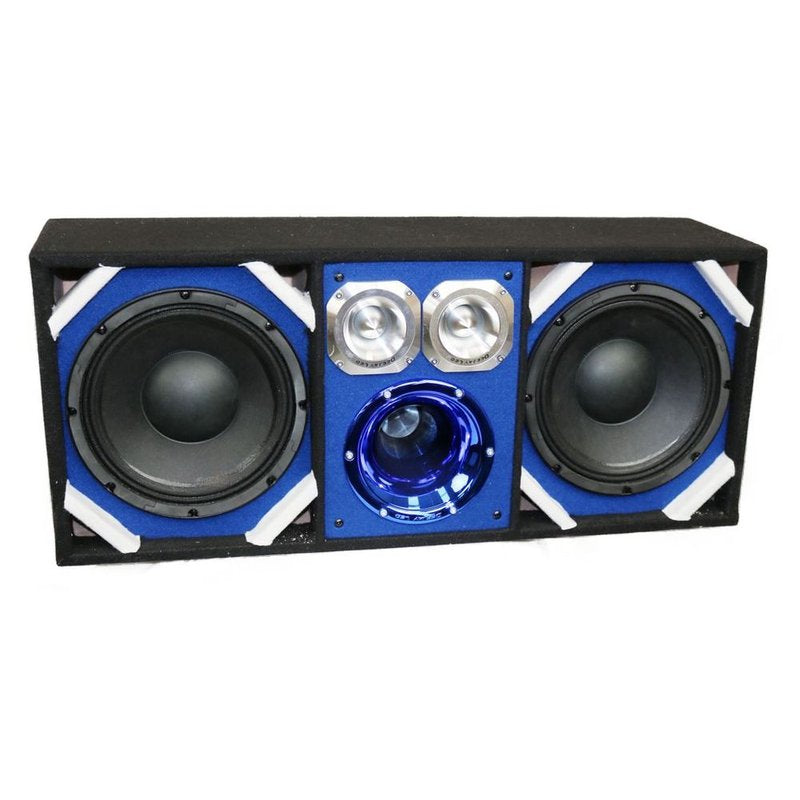 10" Deejay LED Loaded Blue Chuchero Box