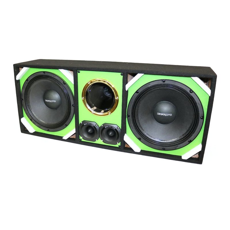 12" Deejay LED Loaded Green Chuchero Box