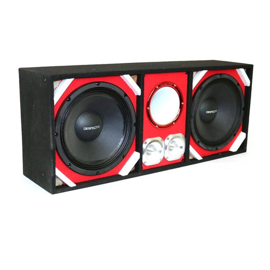 12" Deejay LED Loaded Red Chuchero Box