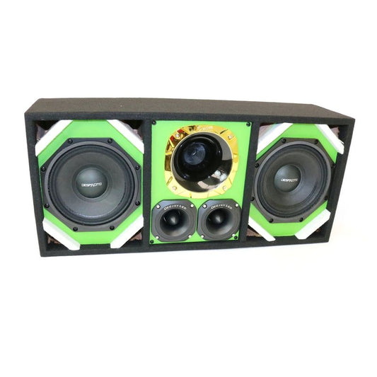 8" Deejay LED Loaded Green Chuchero Box