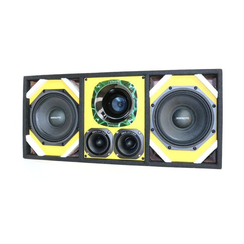 8" Deejay LED Loaded Yellow Chuchero Box