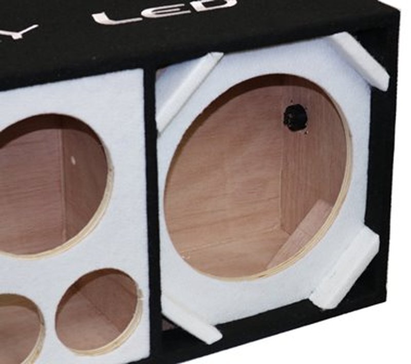 10" Deejay LED White Empty Chuchero Box