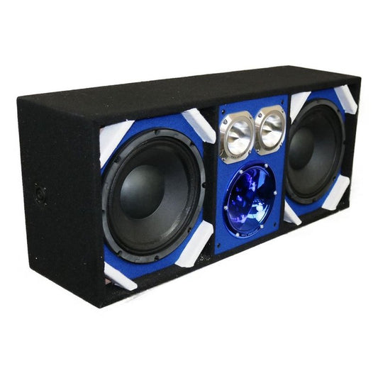 10" Deejay LED Loaded Blue Chuchero Box