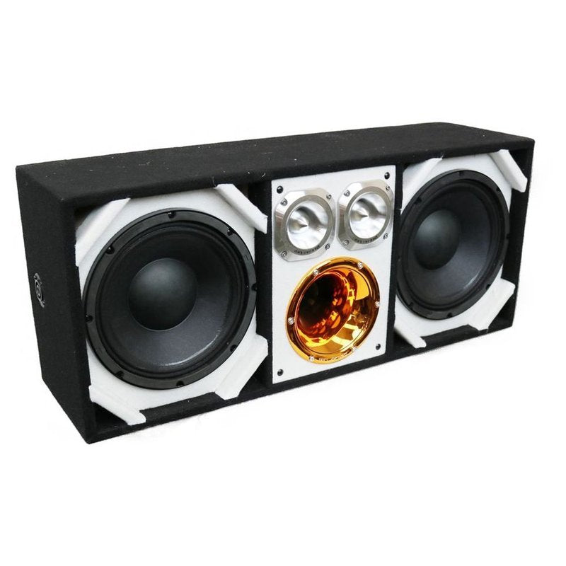 10" Deejay LED Loaded White Chuchero Box