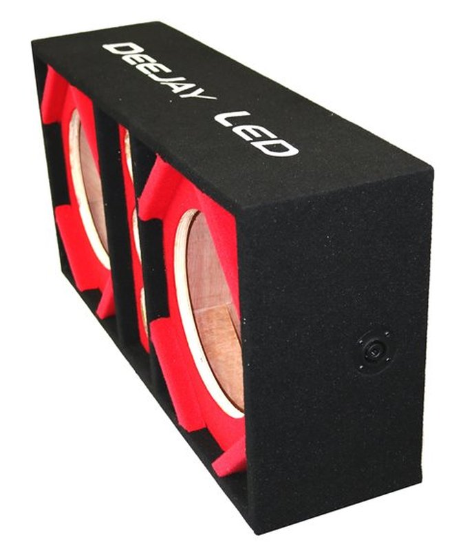 10" Deejay LED Red Empty Chuchero Box