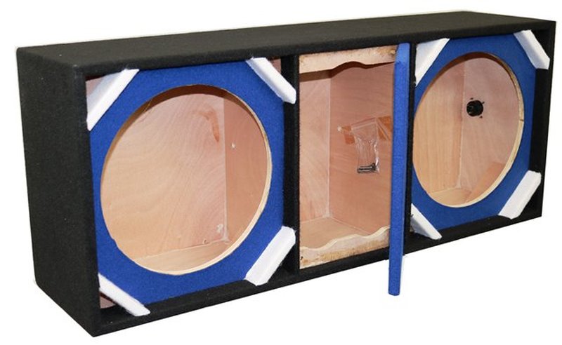 12" Deejay LED Blue Empty Chuchero Box