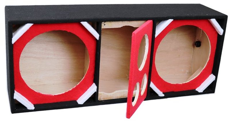 12" Deejay LED Red Empty Chuchero Box