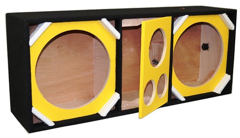 12" Deejay LED Yellow Empty Vinyl Chuchero Box