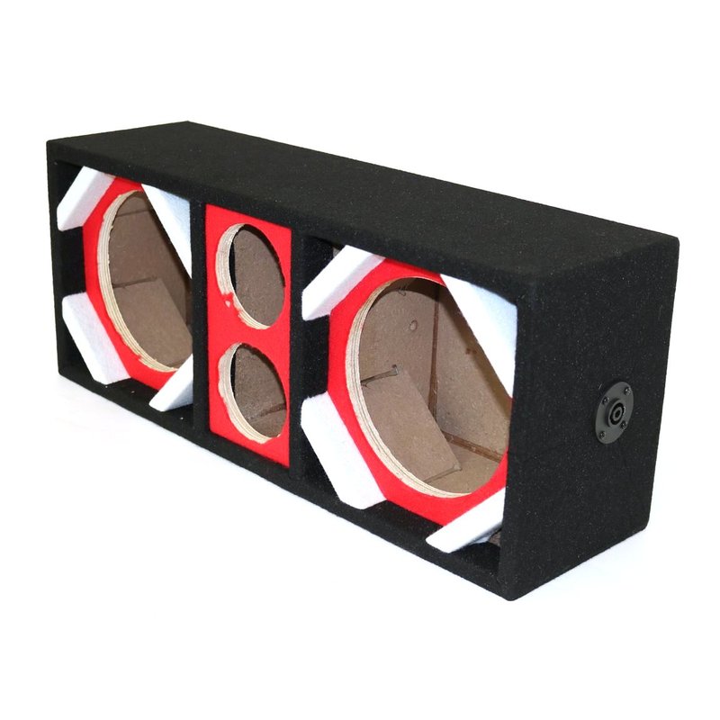 8" Deejay LED Red Empty Chuchero Box