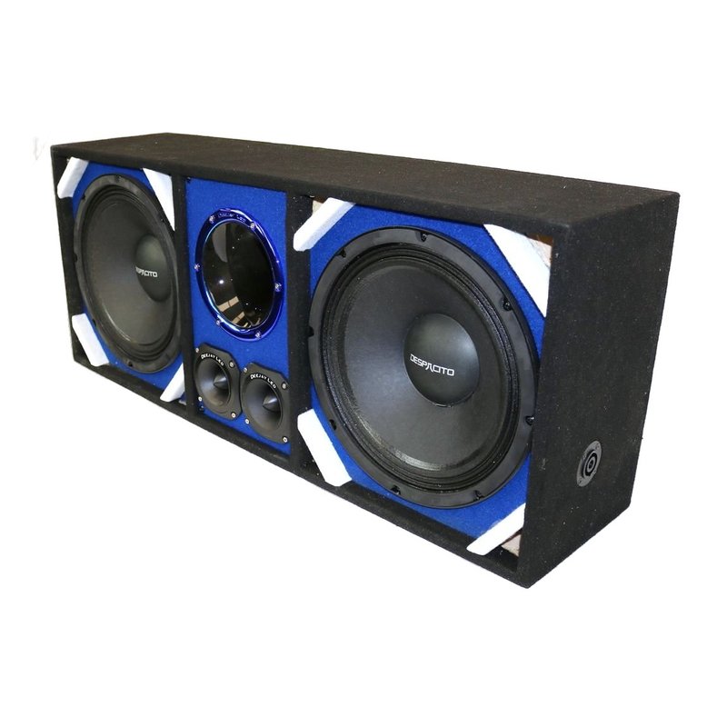 12" Deejay LED Loaded Blue Chuchero Box