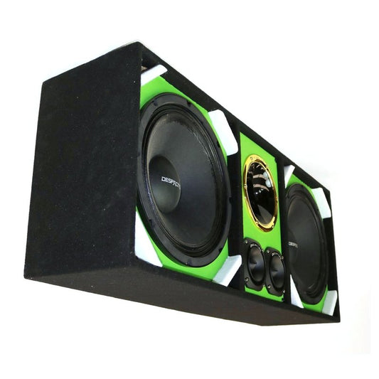 12" Deejay LED Loaded Green Chuchero Box