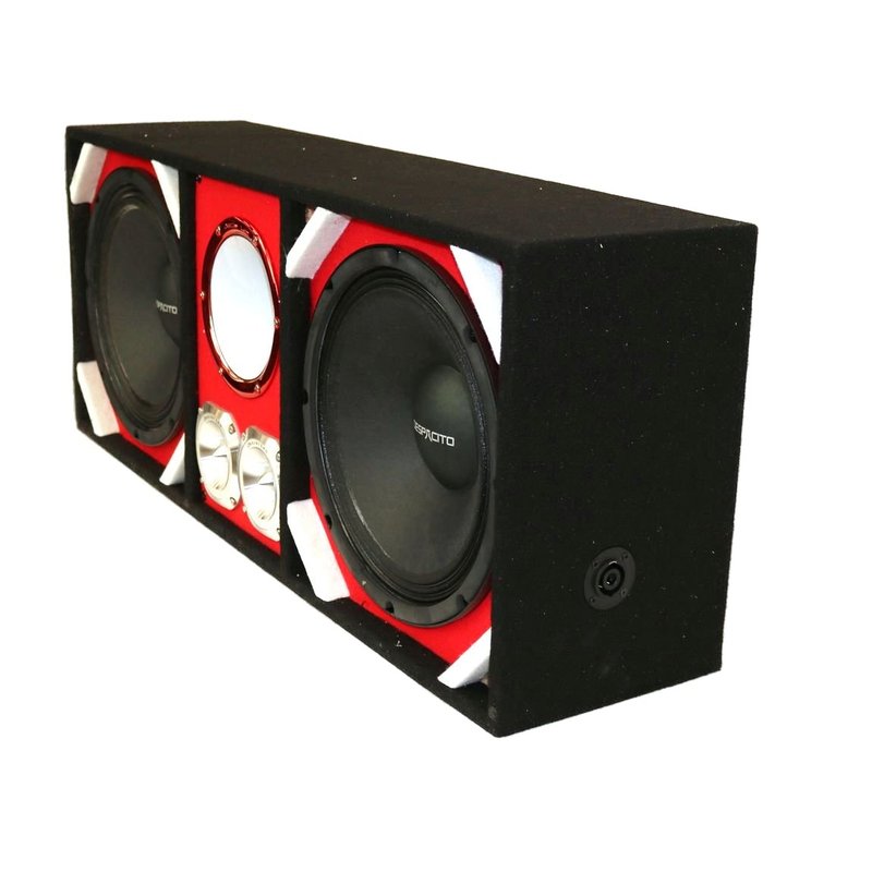 12" Deejay LED Loaded Red Chuchero Box