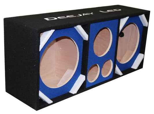 10" Deejay LED Blue Empty Chuchero Box