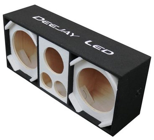 10" Deejay LED White Empty Chuchero Box
