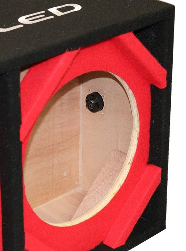 10" Deejay LED Red Empty Chuchero Box