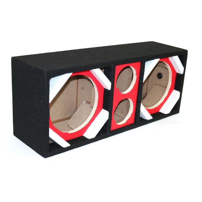 8" Deejay LED Red Empty Chuchero Box