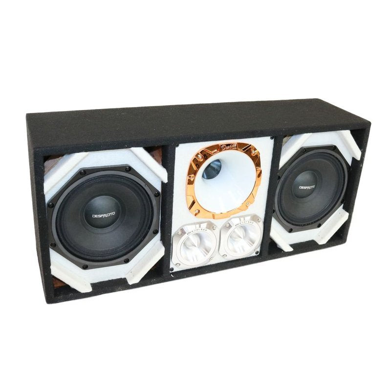 8" Deejay LED Loaded White Chuchero Box