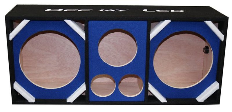 10" Deejay LED Blue Empty Chuchero Box