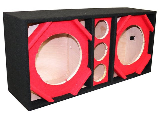 10" Deejay LED Red Empty Chuchero Box