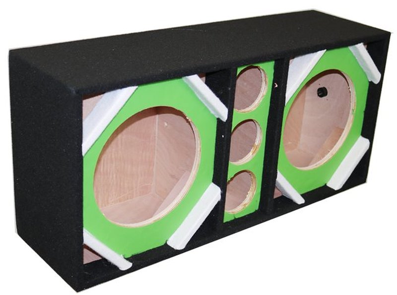 10" Deejay LED Green Vinyl Empty Chuchero Box