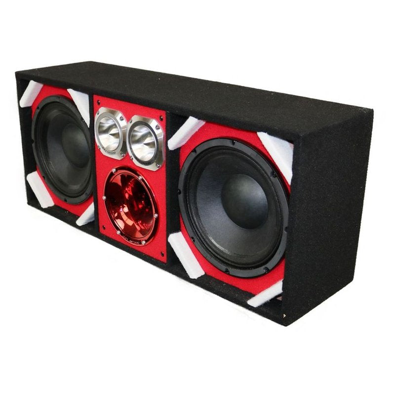 10" Deejay LED Loaded Red Chuchero Box