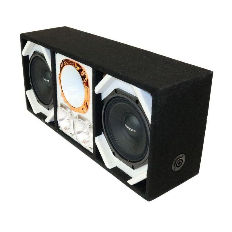 8" Deejay LED Loaded White Chuchero Box