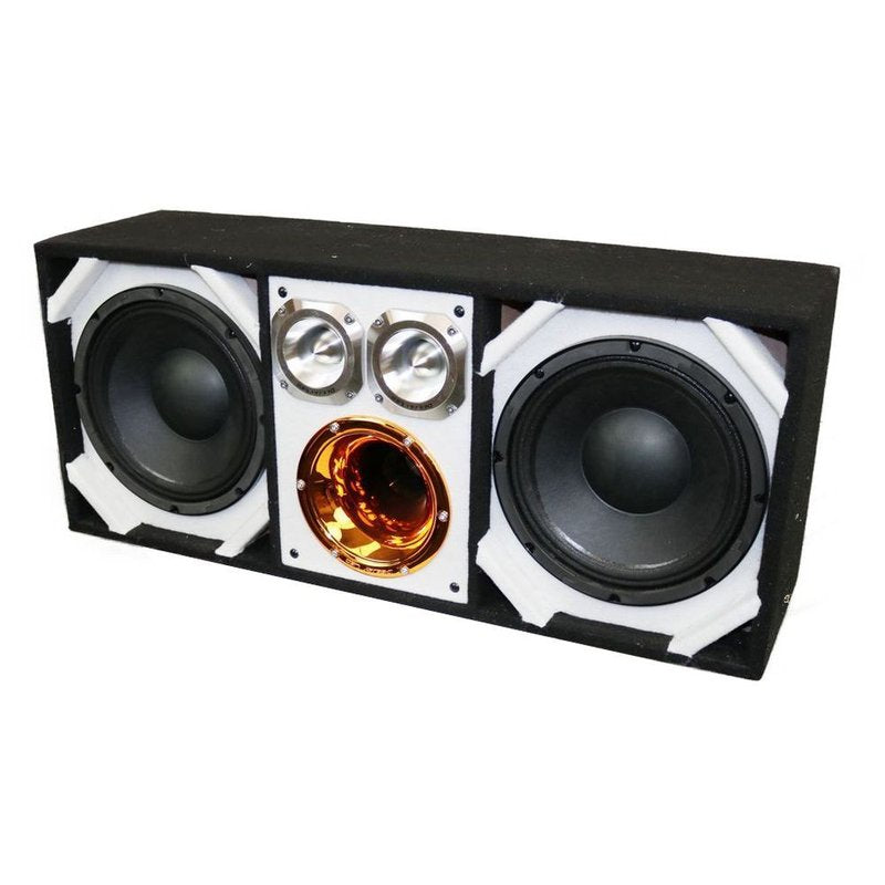 10" Deejay LED Loaded White Chuchero Box