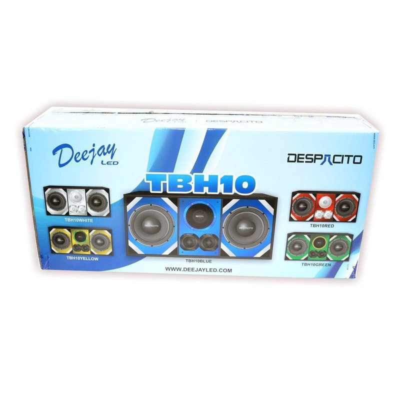 10" Deejay LED Loaded White Chuchero Box