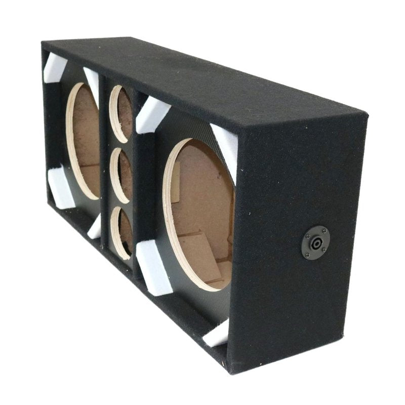 10" Deejay LED Carbon Black Empty Chuchero Box
