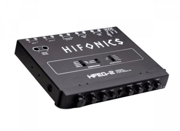 Hifonics 1/2 Din 4 Band Equalizer  (Plus 9 Volt Line Driver)