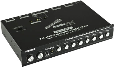 Audiopipe 7 Band Graphic Equalizer (with Hi/Lo -9V Line Driver)