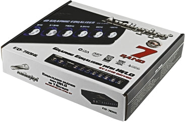 Audiopipe 7 Band Graphic Equalizer (with Hi/Lo -9V Line Driver)