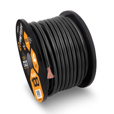 25 Feet 1/0 AWG Black Power Wire - Raptor Vice Series