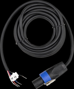 10" Audiopipe Package of Loaded Double Midrange Chuchero Box, Amplifier, and Speak-On Cable