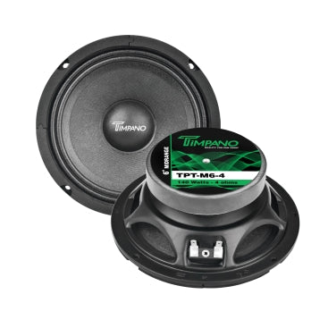 6" Timpano 4 Ohms Midrange Loudspeaker Pair