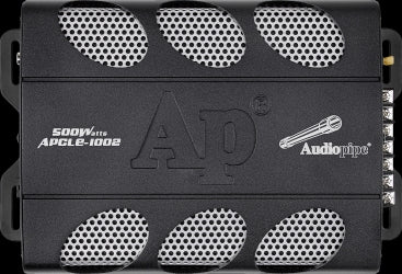 10" Audiopipe Package of Loaded Double Midrange Chuchero Box, Amplifier, and Speak-On Cable